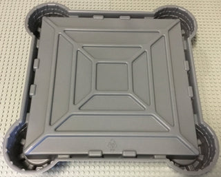Baseplate, Raised Castle Chess Board Base without Studs, Part# bb0567 Part LEGO®