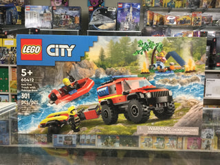 4x4 Fire Truck with Rescue Boat - 60412 Building Kit LEGO®