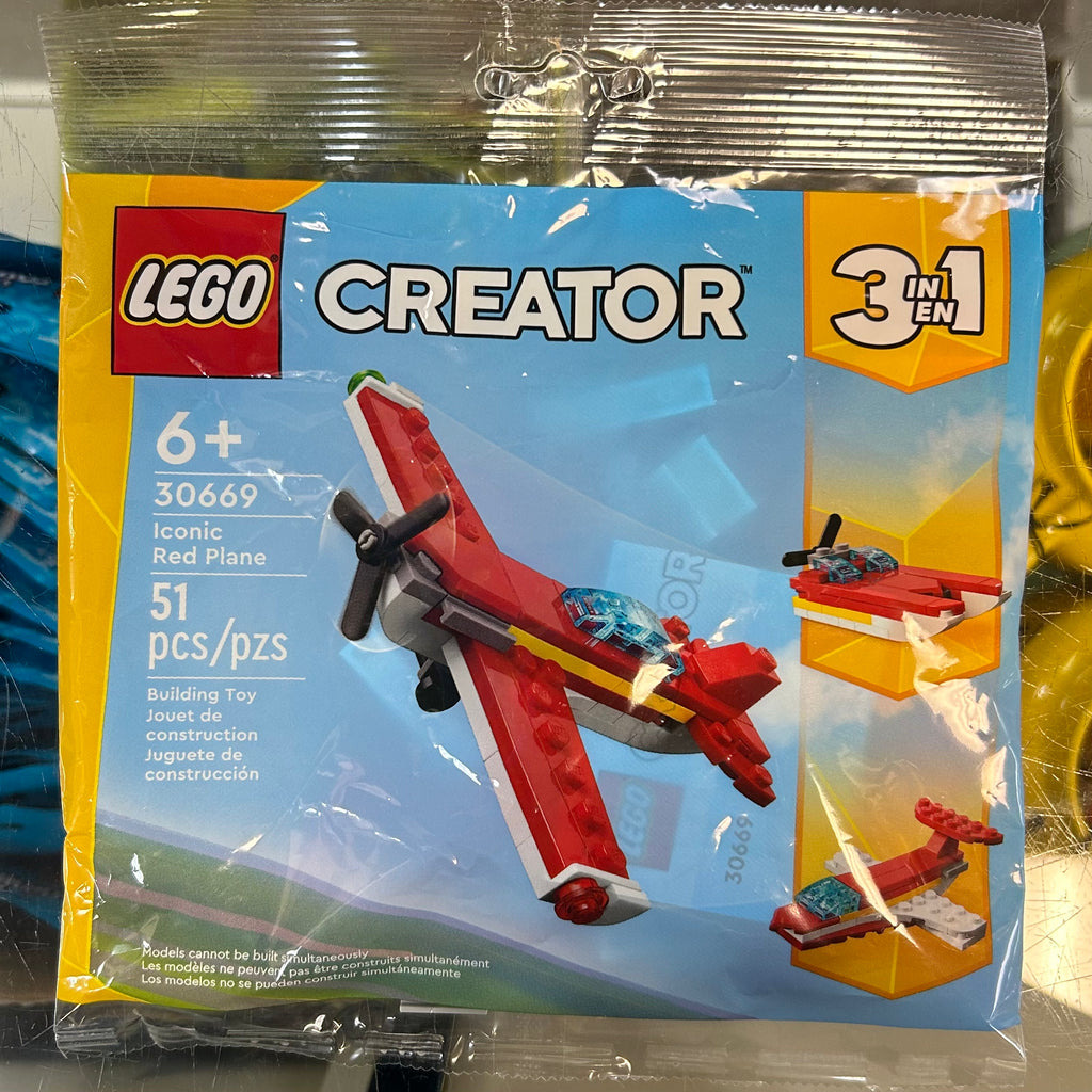 Lego red airplane on sale