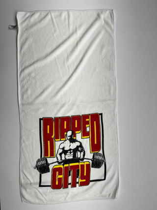 Ripped City Gym Towel from Stargirl DC Comics TV Show Production Used Movie Prop Atlanta Brick Co   