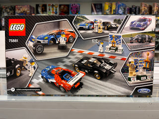 2016 Ford GT & 1966 Ford GT40, 75881 Building Kit LEGO®