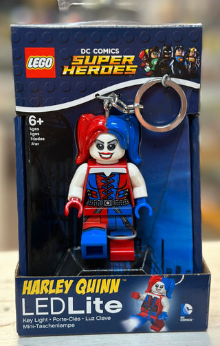 LED Key Light Harley Quinn Key Chain 3” Keychain LEGO®