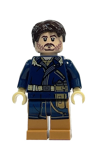 Cassian Andor (Dark Blue Coat), sw0790 Minifigure LEGO® Used - Good