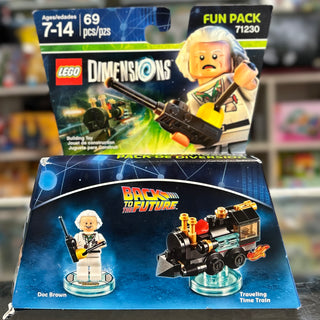 Fun Pack - Back to the Future (Doc Brown and Traveling Time Train), 71230 Building Kit LEGO®