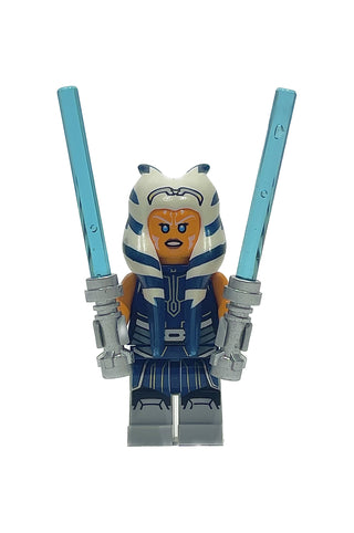Ahsoka Tano, sw1096 Minifigure LEGO® Like New with Double Lightsabers