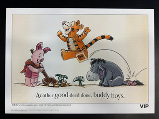 Limited Edition Print Winnie the Pooh VIP - Another good deed done, buddy boys, 5006816 Gear LEGO®