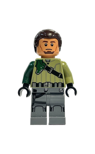 Kanan Jarrus - Dark Brown Hair and Eyebrows, sw0602 Minifigure LEGO®   