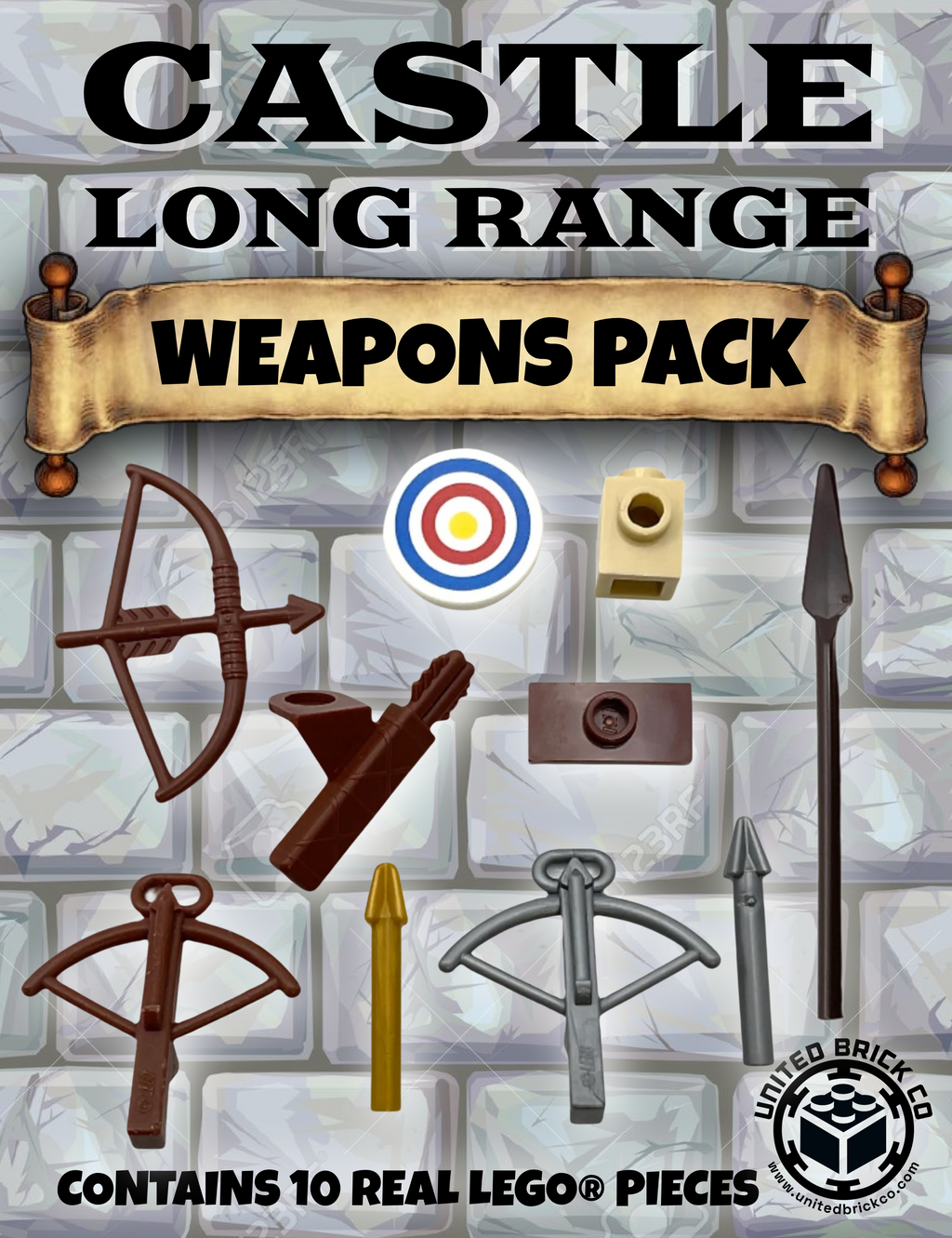 Castle Long Range Weapons Pack United Brick Co®