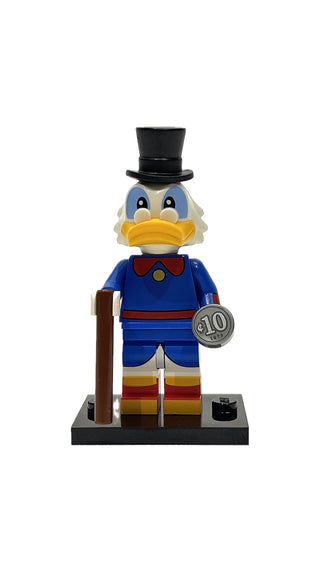 Scrooge McDuck, coldis2-6 Minifigure LEGO® Complete with stand and accessories  