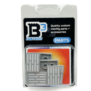 Light Panels Pack (Space, SW) made using LEGO parts - B3 Customs Building Kit B3 Customs