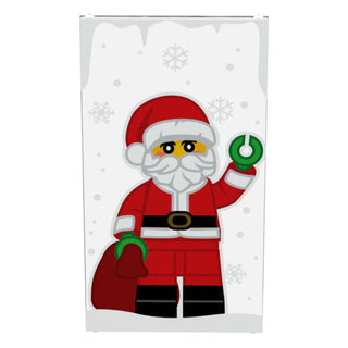 Santa Clause Christmas Winter Village 4x6 Window - B3 Custom Part Custom Parts B3 Customs