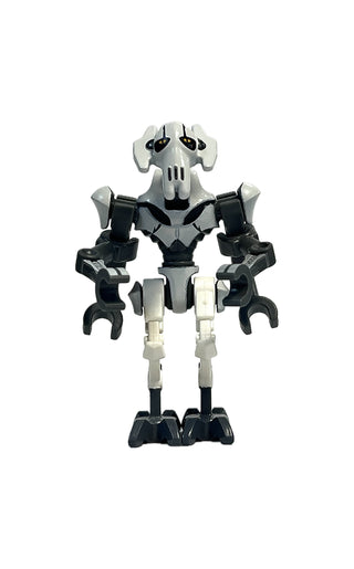 General Grievous - Bent Legs, White Armor, sw0515 Minifigure LEGO® Like New without Lightsabers