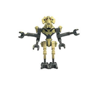 General Grievous - Bent Legs, Tan Armor, sw0254 Minifigure LEGO® Like New - Without Lightsabers  