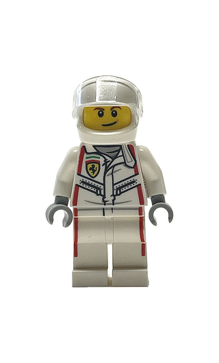 1970 Ferrari 512 M Driver, sc097 Minifigure LEGO® Like New with Helmet only
