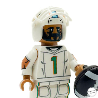 #1 QB Tua Dolphins Football Player Minifig - B3 Customs Custom minifigure B3 Customs