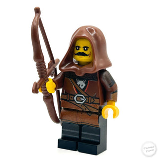 Longbow Archer - Custom Castle Wolfpack Minifigure made using LEGO parts - B3 Customs Custom Minifigure B3 Customs