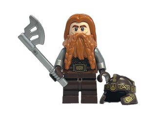 Gimli - Medium Legs, lor119 Minifigure LEGO® Like New with Hair & Helmet & Axe