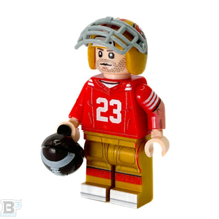 #23 McCaffrey RB San Francisco Football Player Minifig - B3 Customs Custom minifigure B3 Customs