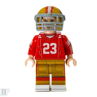 #23 McCaffrey RB San Francisco Football Player Minifig - B3 Customs Custom minifigure B3 Customs
