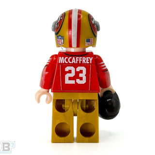 #23 McCaffrey RB San Francisco Football Player Minifig - B3 Customs Custom minifigure B3 Customs
