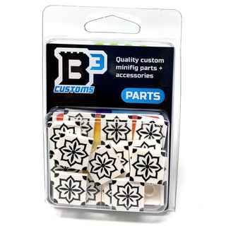 Custom Turkish Tile / Wallpaper Part #3 Pack (20 Tiles) made with LEGO parts - B3 Customs Custom LEGO Parts B3 Customs