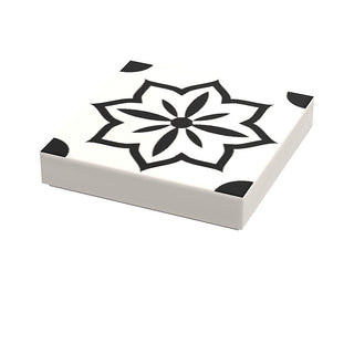 Custom Turkish Tile / Wallpaper Part #3 Pack (20 Tiles) made with LEGO parts - B3 Customs Custom LEGO Parts B3 Customs