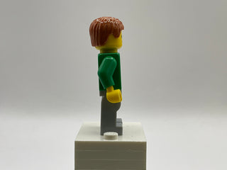 Green V-Neck Sweater - Pet Shop, twn140 Minifigure LEGO®