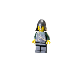 Dragon Knight Scale Mail with Chain and Belt, Helmet with Neck Protector, Bared Teeth, cas485 Minifigure LEGO®