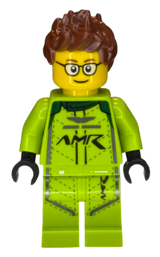 Aston Martin Vantage GT3 Driver, sc099 Minifigure LEGO® Like New with Hair