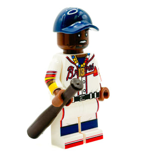 Acuna Atlanta Braves #13 Baseball Player Minifig made using LEGO parts - B3 Customs Custom minifigure B3 Customs