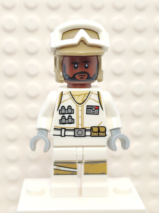 Hoth Rebel Trooper,  Dark Tan Helmet, Reddish Brown Head, sw1186 Minifigure LEGO®
