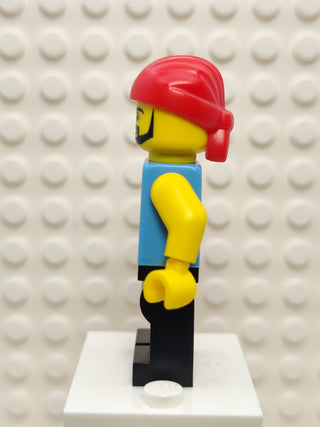 Pirate Medium Blue and White Stripes, pi178 Minifigure LEGO®