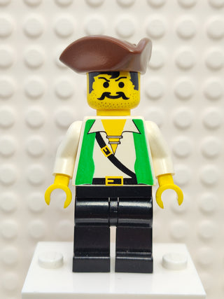 Pirate Green Vest Black Legs, pi048 Minifigure LEGO®