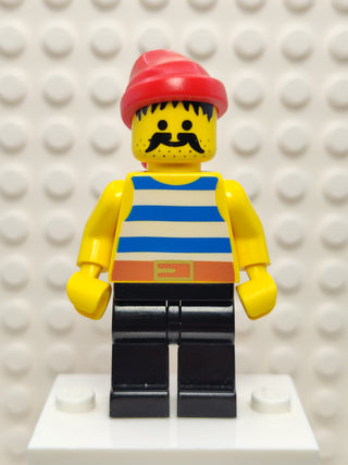 Pirate Blue / White Stripes Shirt, pi020 Minifigure LEGO®