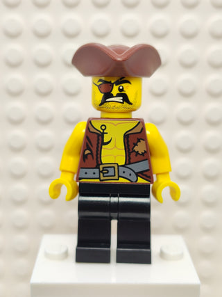Pirate 4 - Vest and Anchor, pi162 Minifigure LEGO®   