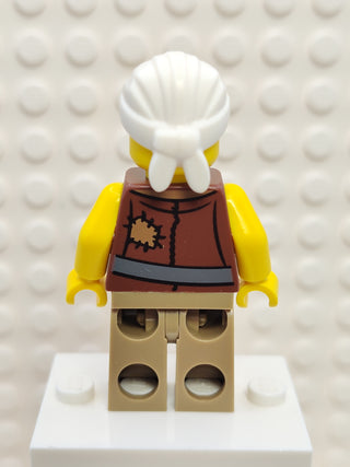 Old Pirate - Vest and Anchor, pi158 Minifigure LEGO®   