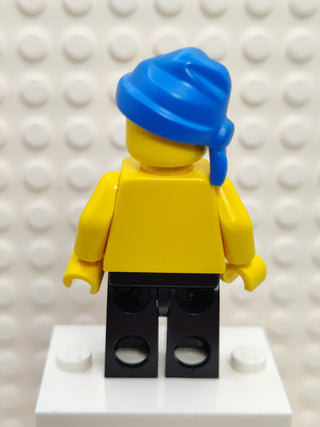 Pirate Red / Black Stripes Shirt Black Legs, pi027 Minifigure LEGO®