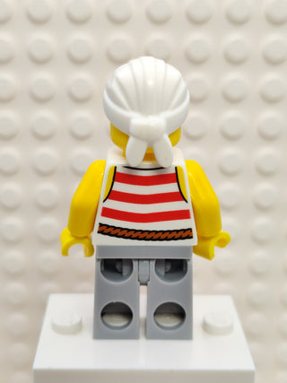 Pirate 2 - Red and White Stripes, pi160 Minifigure LEGO®   