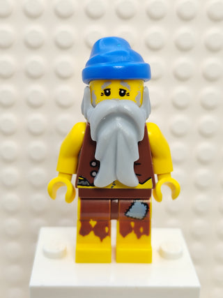 Pirate Vest and Anchor Tattoo Gray Beard, pi100 Minifigure LEGO®   