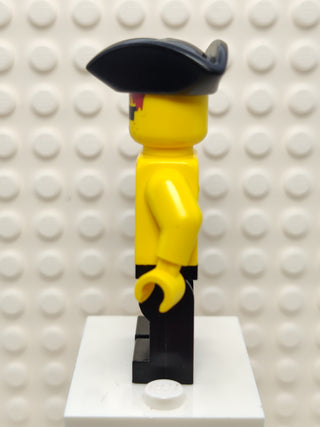 Pirate Red / Black Stripes Shirt, pi025 Minifigure LEGO®