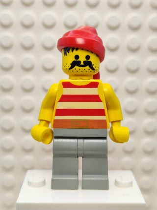 Pirate Red / White Stripes Shirt, pi044 Minifigure LEGO®   