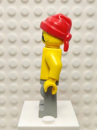 Pirate Red / White Stripes Shirt, pi044 Minifigure LEGO®