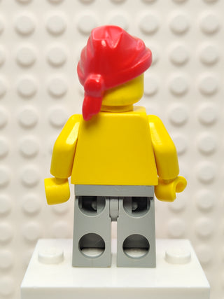 Pirate Red / White Stripes Shirt, pi044 Minifigure LEGO®