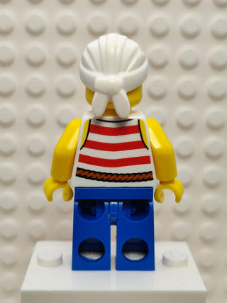 Pirate 9 - Red and White Stripes, pi170 Minifigure LEGO®   