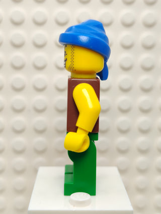Pirate Vest and Anchor Tattoo Green Legs, pi107 Minifigure LEGO®
