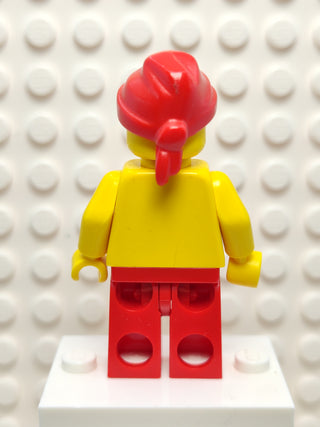 Pirate Red / White Stripes Shirt Red Legs, pi046 Minifigure LEGO®