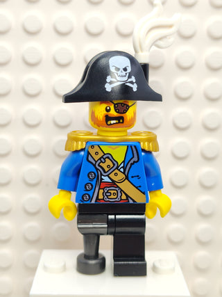 Pirate Captain, pi185 Minifigure LEGO®