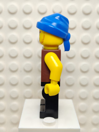 Pirate Vest and Anchor Tattoo Black Legs, pi128 Minifigure LEGO®
