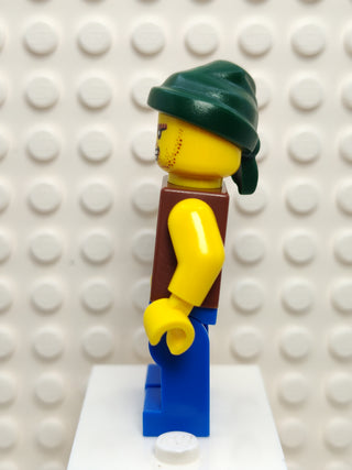 Pirate Vest and Anchor Tattoo Blue Legs, pi129 Minifigure LEGO®