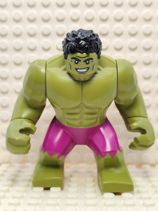 Hulk with Black Hair and Magenta Pants, sh643 Minifigure LEGO®   